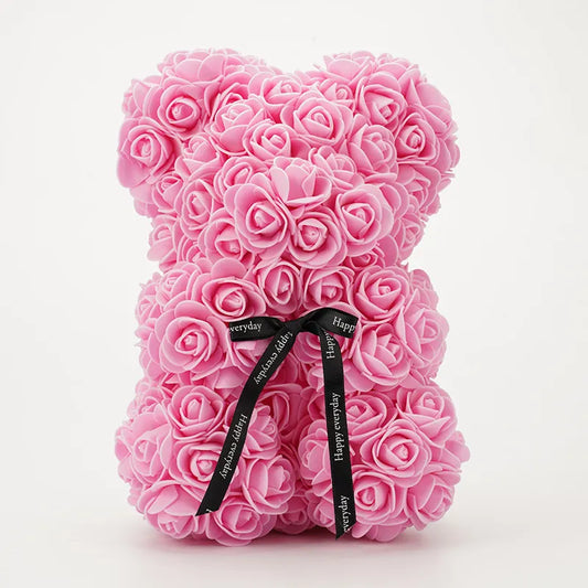 Rose Teddy Bear (multiple colors)